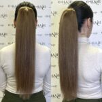 Αλογοουρά ponytail φυσικά μαλλιά bronze line 55-60cm 5# Medium Brown