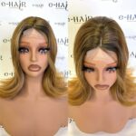 Περούκα ombre Συνθετική Τρίχα Lace Front SM1980-2 Αυγή