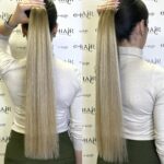 Αλογοουρά ponytail φυσικά μαλλιά bronze line 60-65cm  Balayage P8/8T-60#