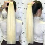 Αλογοουρά Φυσική Russian Hair Gold Line 55cm 60# Light Blonde