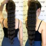 Αλογοουρά Φυσική Russian Hair Gold Line Deep Wave 60-65cm 1b# Natural Black