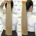 Αλογοουρά Φυσική Russian Hair Gold Line 55cm 27# Caramel Blonde