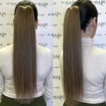 Αλογοουρά ponytail φυσικά μαλλιά bronze line 55-60cm 6# Light Brown