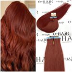 Tape Extensions Gold Line 10 Pcs 530# 60-65cm Cinnamon Red