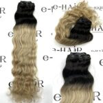 Τρέσα Φυσική Wavy 'Butterfly' Russian Hair Gold Line 45-50CM T1b/Iceblonde#