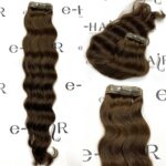 Τρέσα Φυσική wavy ‘Butterfly’ Russian Hair Gold line 7# 45-50cm