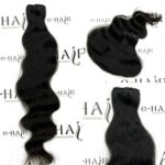 Τρέσα Φυσική Wavy Virgin Line One Donor Undyed 55-60cm 1b# Natural black 100 Gram