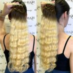 Αλογοουρά Φυσική Wavy Russian Hair Gold line 6/613# Ombre# 45-50cm