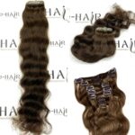 Τρέσα Φυσική Wavy Russian Hair Gold Line Με Clips 45-50cm 6#