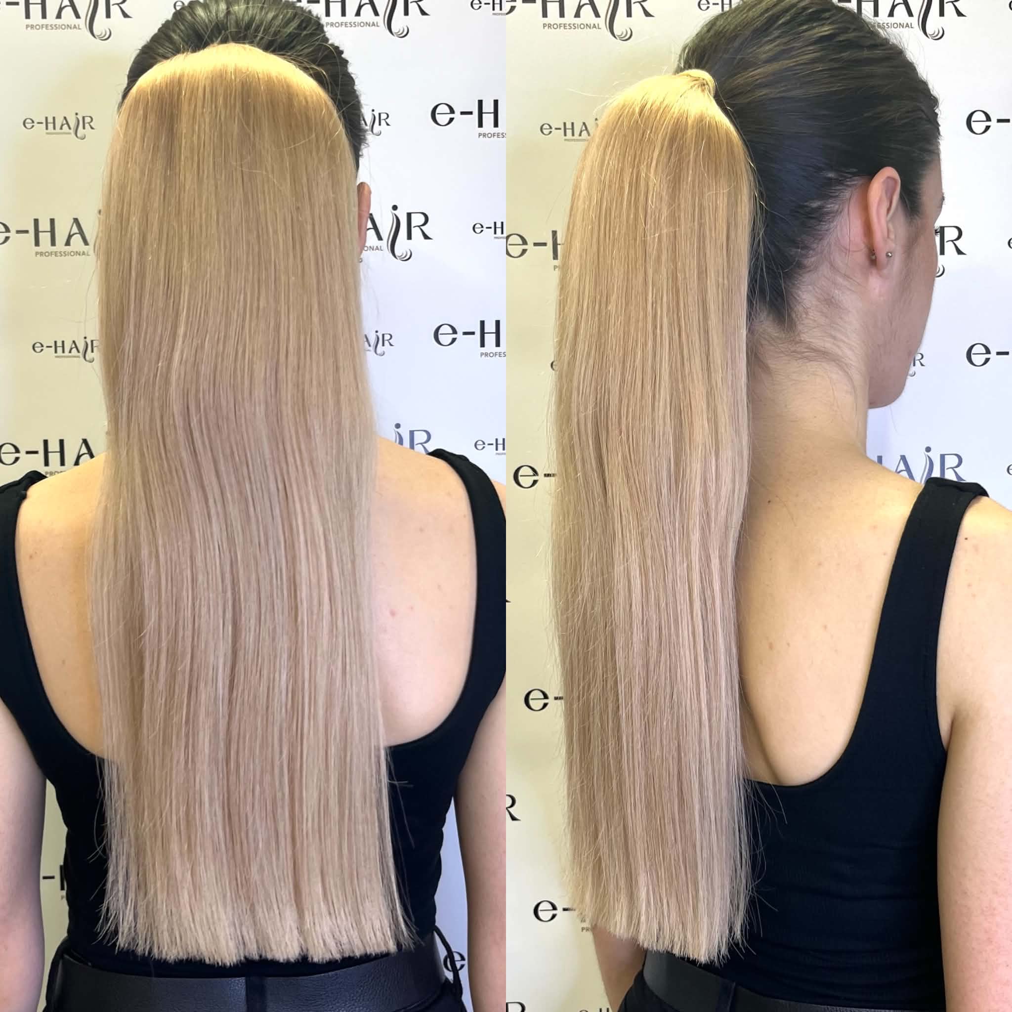 Αλογοουρά Ponytail Φυσικά Μαλλιά Silver Line Με Χτενάκι 55cm 802#