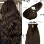 Tape Extensions Gold Line 10 Pcs 2# Dark Brown 60-65cm