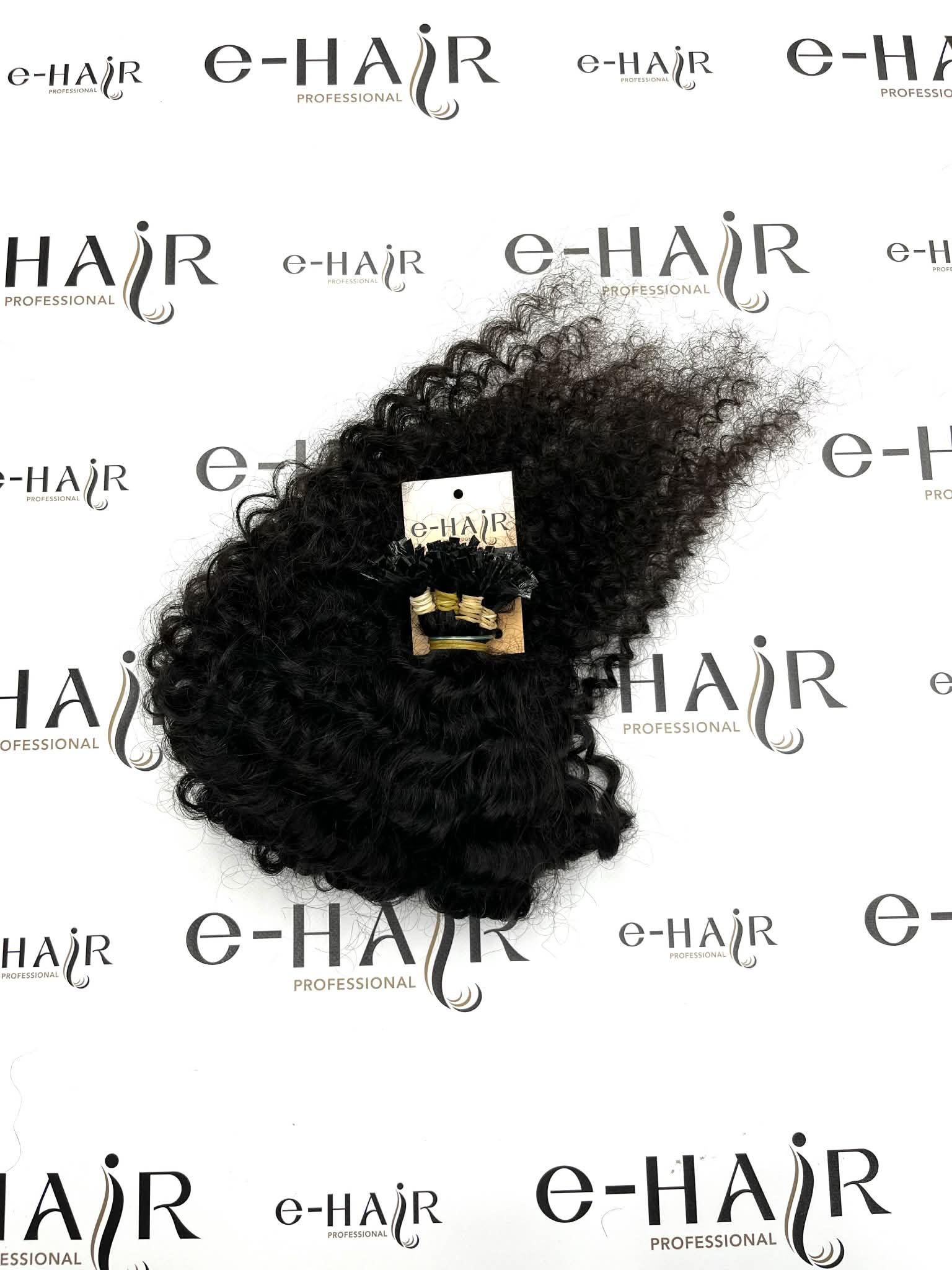 Extensions Bronze Line Curly 45-50cm 1b# Natural Black - Image 2