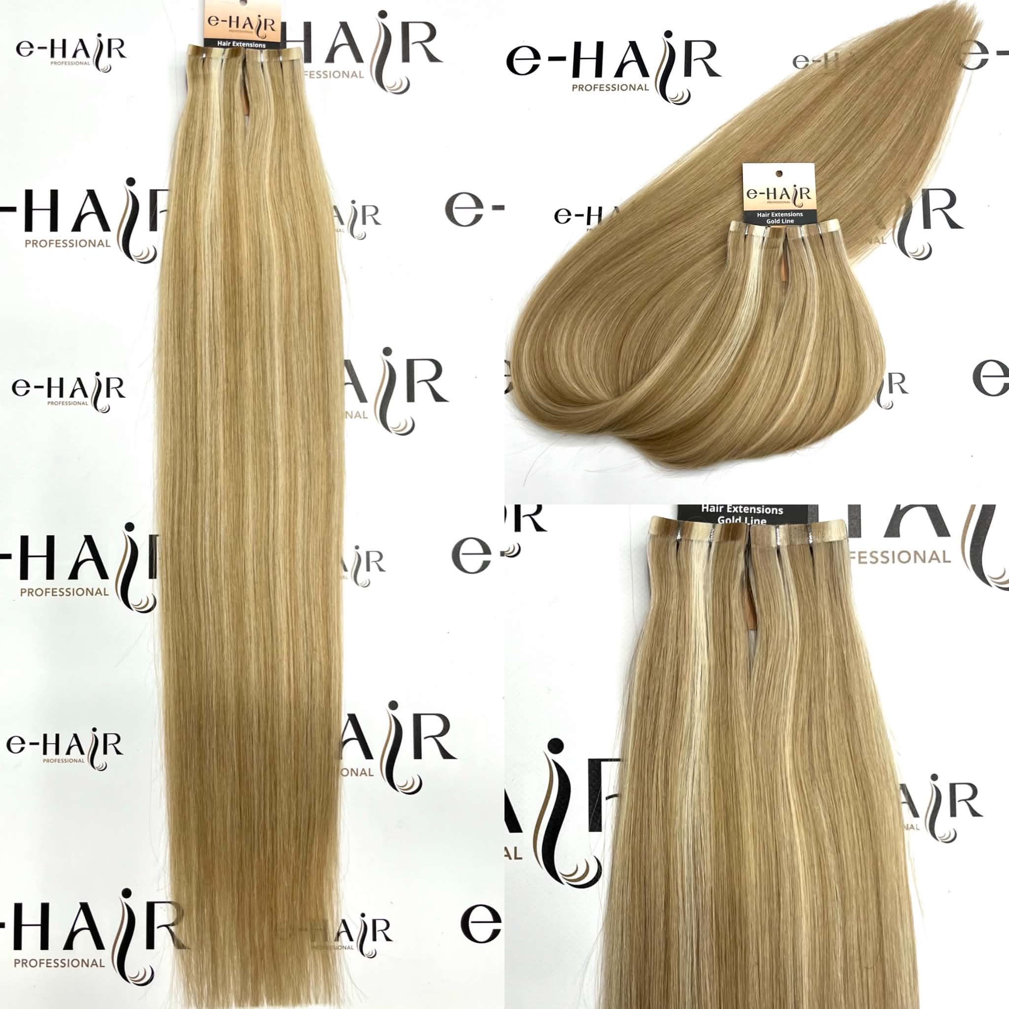 Tape Extensions Gold Line 10 Pcs Mix3# 60-65cm
