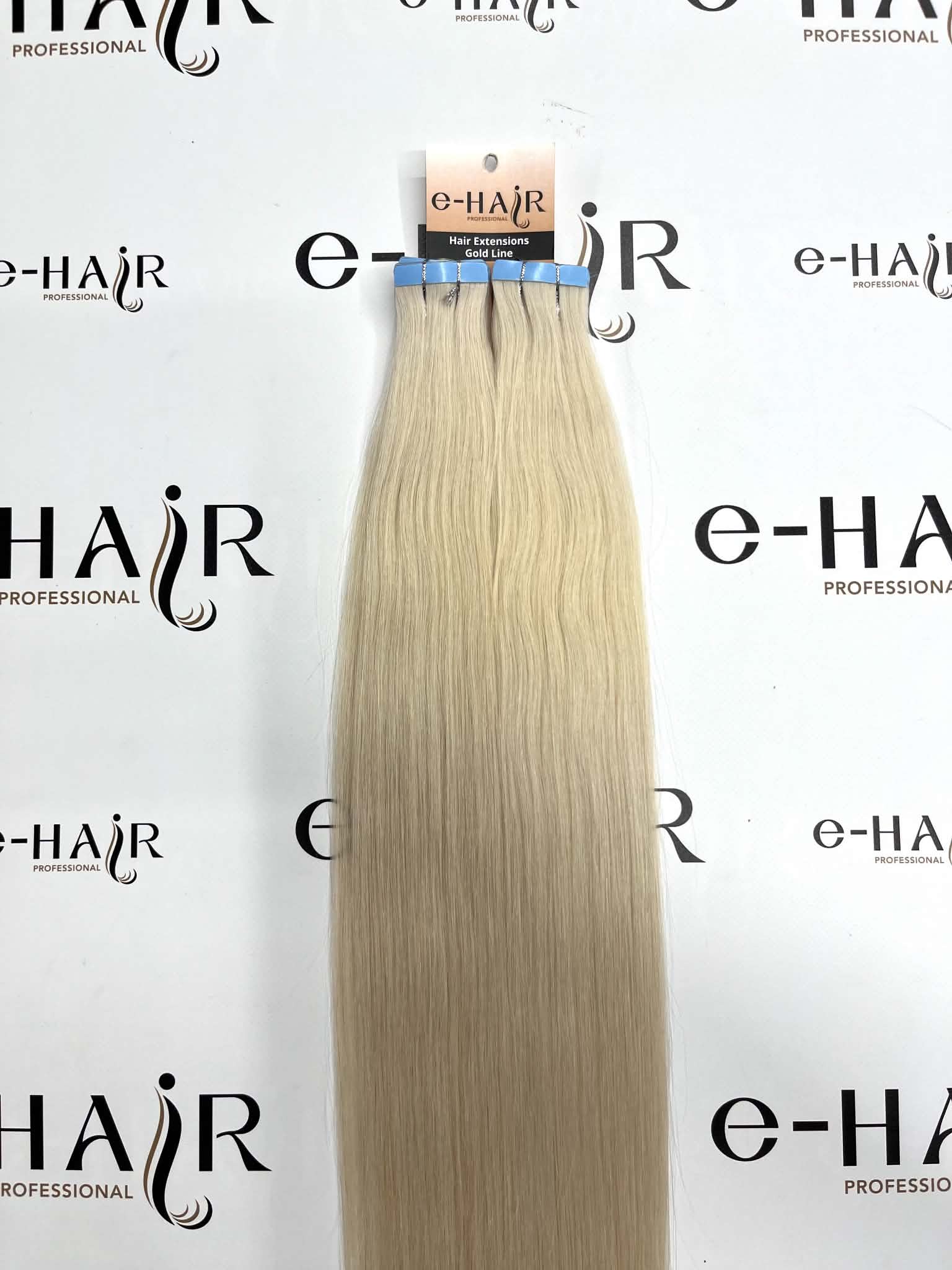 Tape Extensions Gold Line 10 Pcs Pearl-White# 60-65cm - Image 3