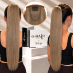 Αλογοουρά ponytail φυσικά μαλλιά bronze line 55-60cm 5# Medium Brown