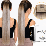 Αλογοουρά ponytail φυσικά μαλλιά bronze line 65cm Balayage P8/8T-60#