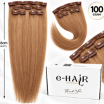 Τρέσα Φυσική Russian Hair Gold line Με Clips 65cm 100gram 14#