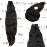 Τρέσα Φυσική Virgin Line One Donor Baby Hair Undyed 65cm 1b# Natural Black 205Gram