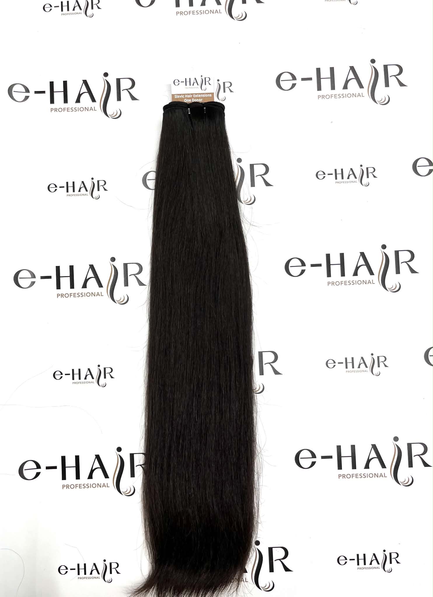 Τρέσα Φυσική Virgin Line One Donor Baby Hair Undyed 60cm 2# Dark Brown 230Gram - Image 2