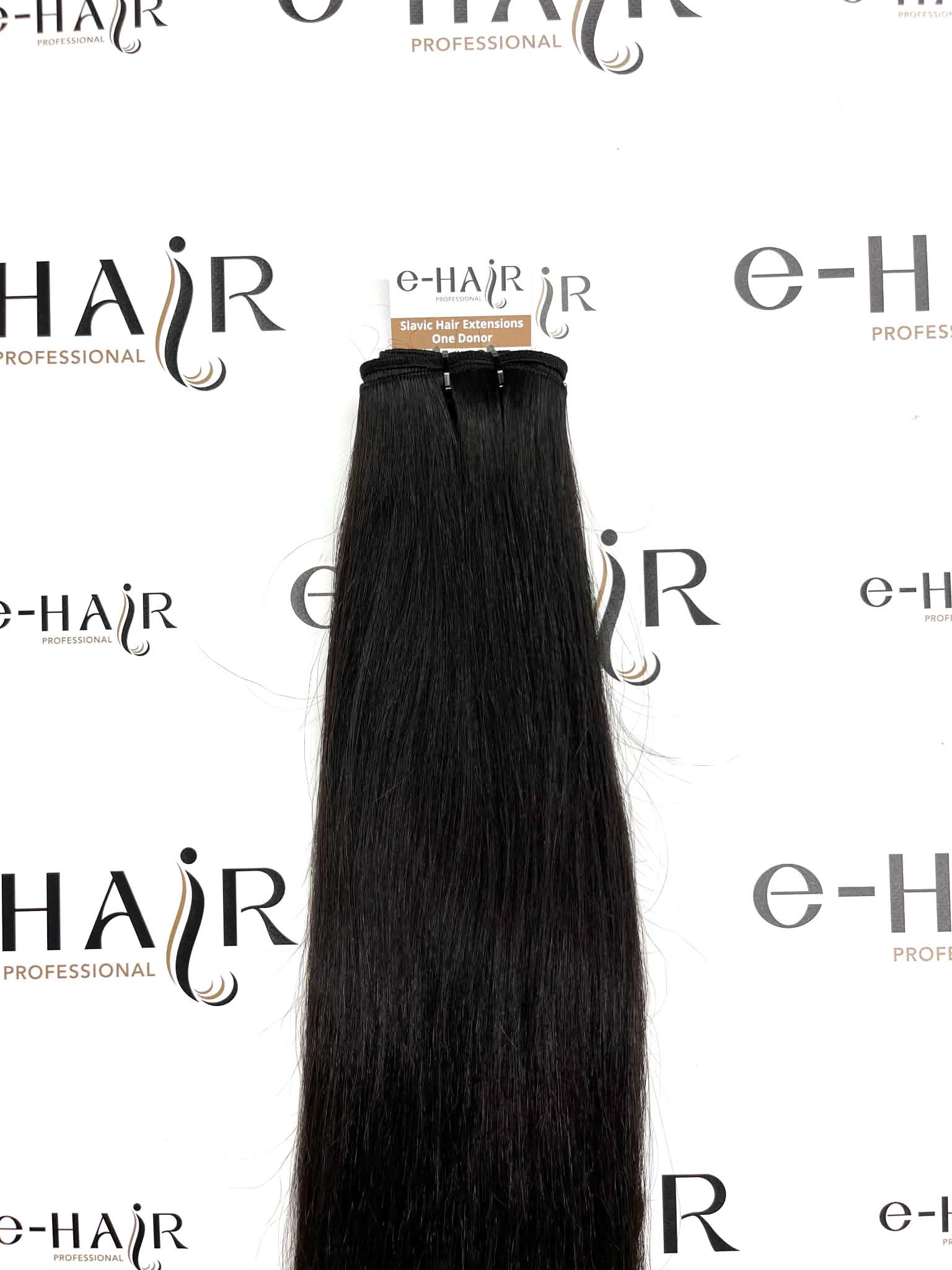 Τρέσα Φυσική Virgin Line One Donor Baby Hair Undyed 60cm 2# Dark Brown 230Gram - Image 3