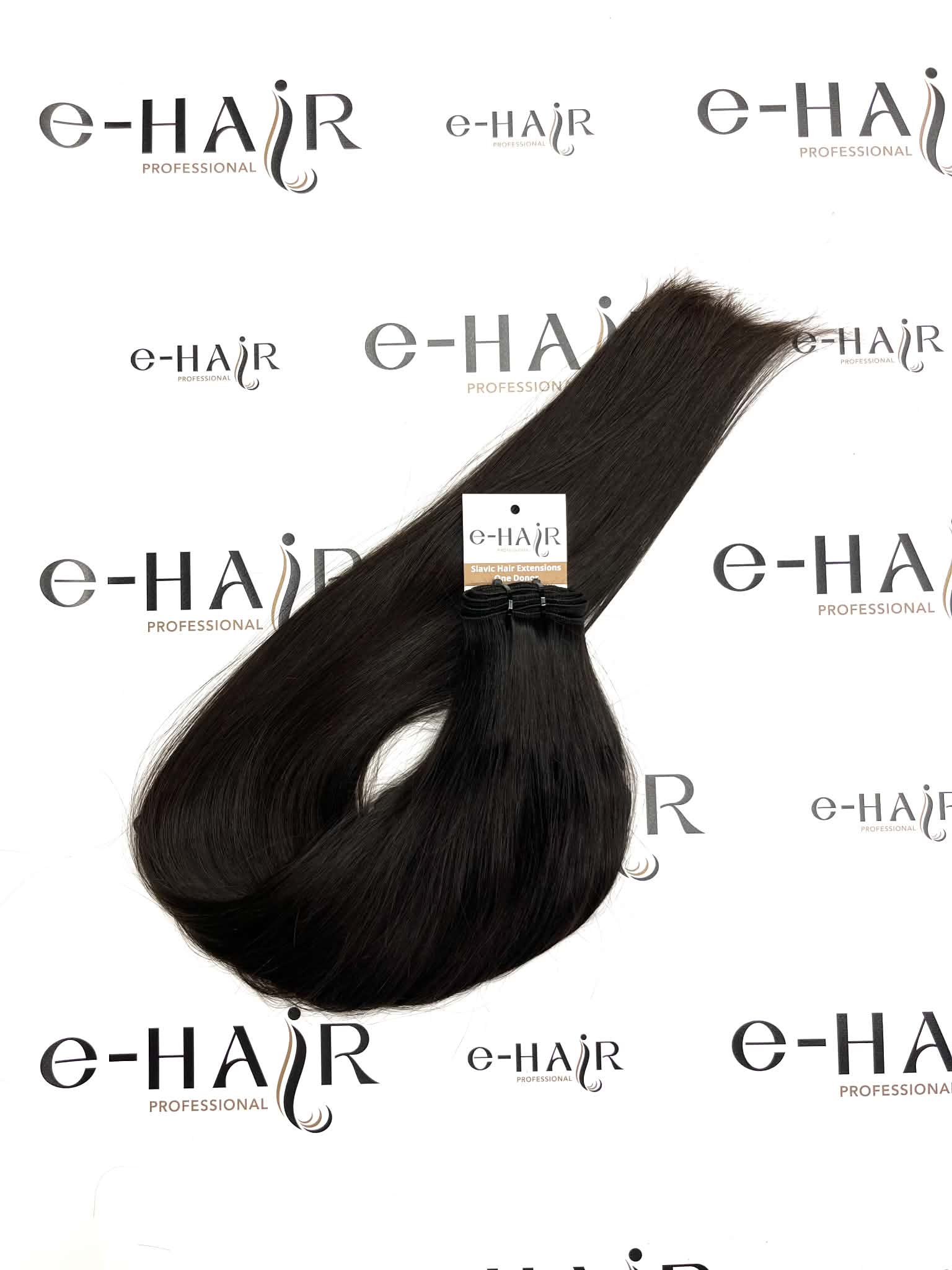 Τρέσα Φυσική Virgin Line One Donor Baby Hair Undyed 70cm 2# Dark Brown 130Gram - Image 3